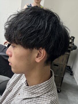 フイ 恵比寿(Hui) 波巻きパーマ/メンズパーマ/刈り上げマッシュ