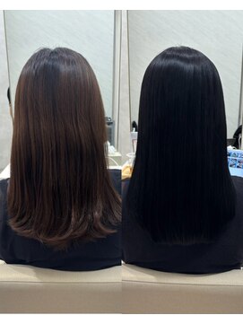 シンズ 銀座(sins) sinsストレートで髪の毛を柔らかく♪[30代40代50代60代]