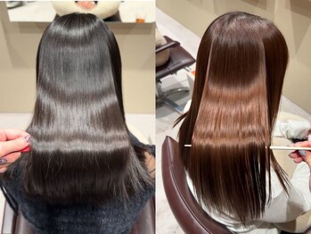 トゥモローズ(TOMORROWS)の写真/最先端の知識、薬剤、処理剤使用！髪の中にたっぷり水分を閉じ込め、芯から潤ったぷるぷるな艶髪へ