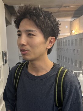 バイフィフス 原宿/表参道(by fifth) 原宿スパイキーパーマメンズパーマスパイキーショート30代短髪