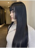 圧巻黒髪美髪