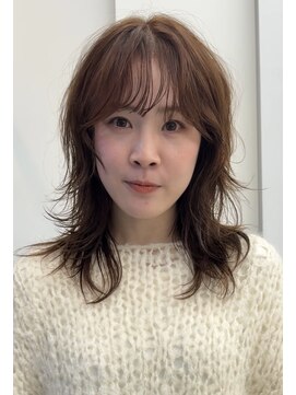 サンド 大阪梅田(sand) ココアベージュ/クラゲヘアー/オリーブグレー