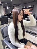 心斎橋/着物ヘア/大人ガーリー/ダークアッシュ/似合わせカット
