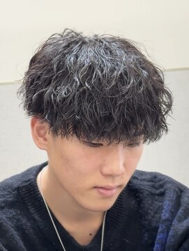 ビカムメンズヘアー 栄店(become men's hair) 縦落ちパーマ/ツイストスパイラルパーマ/名古屋メンズカット