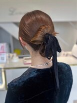 ラヴィ(Lavie) ヘアアレンジヘアセットベージュカラーレイヤーカット