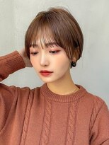 ギークス(GEEKS)&nbsp;【GEEKS渋谷】ウォームブラウン/冬カラー/大人ショートボブ/小顔