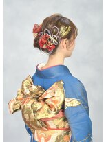 ヘアアンドメイク スタジオ ミムロ(HAIR&MAKE STUDIO MIMURO) 華やかサイドシニヨン×振袖