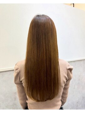 ロッカ(ROCCA) 髪質改善×ベージュロングストレート