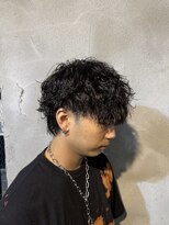 ニアウ 高崎店(Niau) 刈り上げセンターパート/波巻きツイストスパイラル/高崎