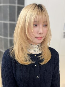 リアン 本厚木(LIAN) ハッシュカット髪質改善顔周り前髪ボブブリーチレイヤーカット99