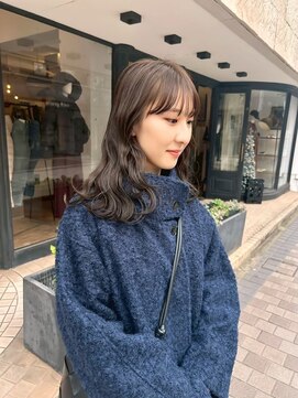 ジュベ(juve.) 大分ミディアムロング顔周りレイヤーカット髪質改善カラー