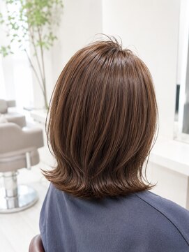 クオリス 上福岡店(QUALIS) 30代40代髪質改善似合わせ外ハネくびれワンカールレイヤーボブ