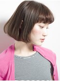 【THREEbyKEEP尾山台、木田】髪質改善ストレートボブスタイル