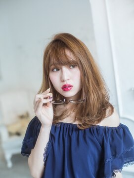 サインヘアー 静岡(sign hair) 大人かわいいセクシーセミロング