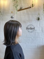 リリーフ(hair&beauty Relief) 【Relief】インナーカラー
