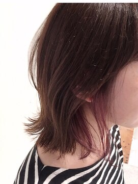 ヘアメイク ミッカ(HAIR MAKE MICCA) 【ビギナーも安心】さりげなく遊ぶインナーカラー　石原ダイスケ