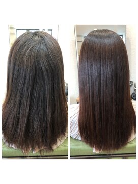 ヘアーグラン(Hair Gran.) 縮毛矯正施術例