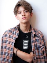 ソフトツイストアップツーブロックショートレイヤーマッシュ