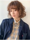【LA PENSEE】カーリー セミウェットウェーブ テラコッタ パーマ