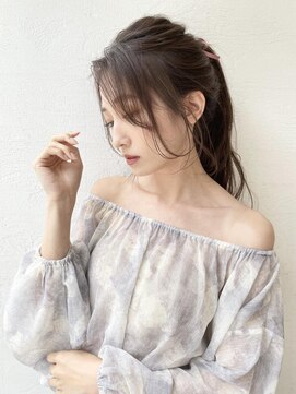 オーロ 西大寺店(ORO) シールエクステでアレンジスタイル