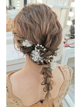 ヘアメイクアンドフォトスタジオ ベストシーン 有楽町 東京交通会館 編みおろし