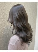 艶髪ロング×シアグレージュ