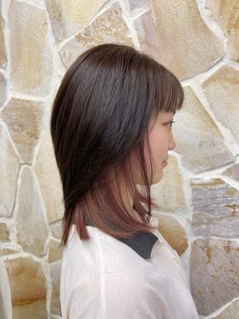 サロン ド ハル salon de HARU ピンクインナーカラー