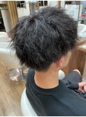 メンズ濡れ感スタイル×20代オシャレ感