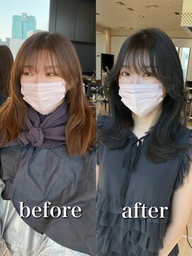 アフロート ギンザ(AFLOAT GINZA) 【白川style】20代30代40代小顔カット大人かわいいくびれモテ髪