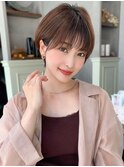 大人かわいい小顔ショートボブショートヘア20代30代40代表参道