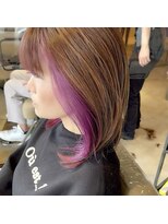 キッカ(kicca) 【kicca】インナーカラーパープル