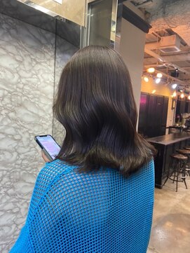 シエナ 渋谷(Siena) Siena 大人セミロング×モカブラウン　20代30代 渋谷