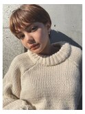 表参道/カットが上手い/フレンチガーリー/小顔/束感ショートc2