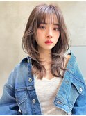 mowen×レイヤーカット×ゆるふわ巻き×ミストバング