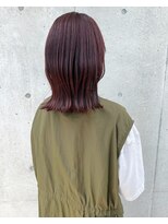 ロペヘア(LOPE hair) チェリーピンク×ミディアム＊植田マイ