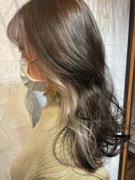 ジャスミンバイカルフール(JASMINE by carrefour) イヤリングカラー/グレージュ×ミルクティー