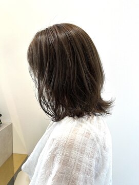 ハグ 横浜(HUG) brown beige color layer style