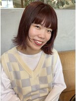 ヘアーミュゼ 井田店(Hair Musee)&nbsp;似合わせカット × オレンジブラウン