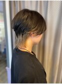 ウルフカットand ダブルカラー