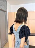 小顔見せショートベージュカラーブリーチしない透明感カラー