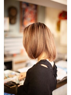 スリースリーナイン ヘアーアンドメイク(339 hair&make) 1~2ヶ月毎に3回かけて作ったハイライト/バレイヤージュ