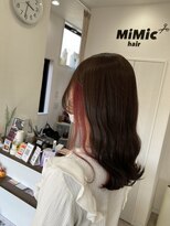 ミミックヘアー(MiMic hair)&nbsp;インナーカラーピンク