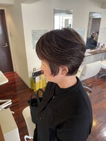 ヘアースペースブルーム プリュス 石橋店(HAIR SPACE BLOOM plus) 石橋阪大前/白髪ぼかしハイライト/ショートカット/ケアブリーチ