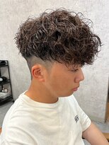 マッシュスパイラルパーマツイストスパイラル波巻きメンズ