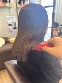 ツヤを感じる髪質改善カラー