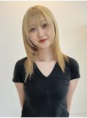 ブロンドベージュ/ブロンド/ホワイトブロンド/ハイトーン/表参道