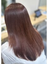 テト 藤沢(teto) 髪質改善トリートメント×オレンジベージュ