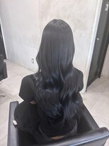 ソアバイリコヘアー(soar by LiCO Hair)&nbsp;ラベンダーブラック/透明感カラー/レイヤーカット/北谷