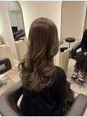 水素カラー×オリーブベージュ