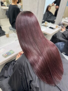 エクラ(ECLAT) ブリーチなしのダブルカラーで作るピンクラベンダー♪